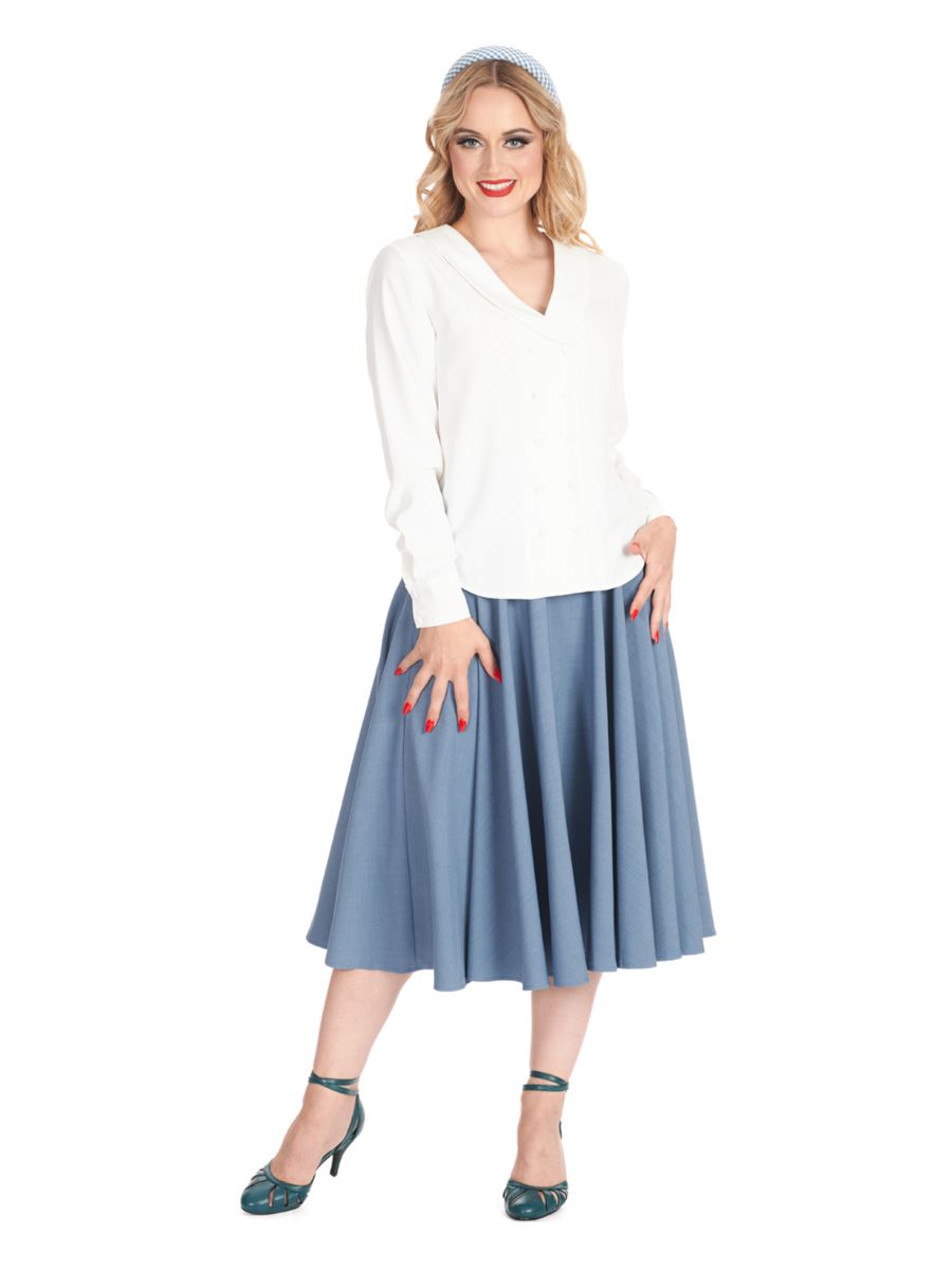 MARIA BLOUSE White