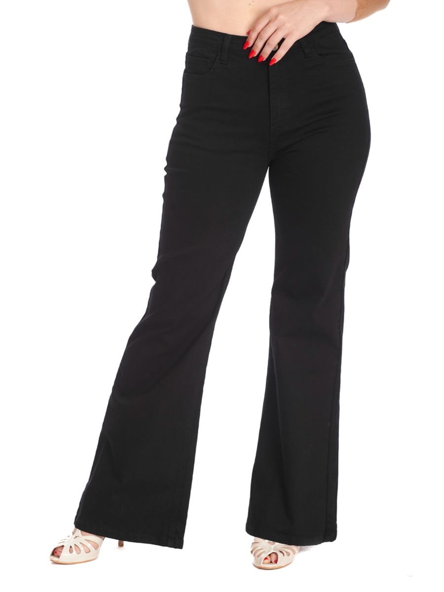 LOVE FLARE TROUSER Black