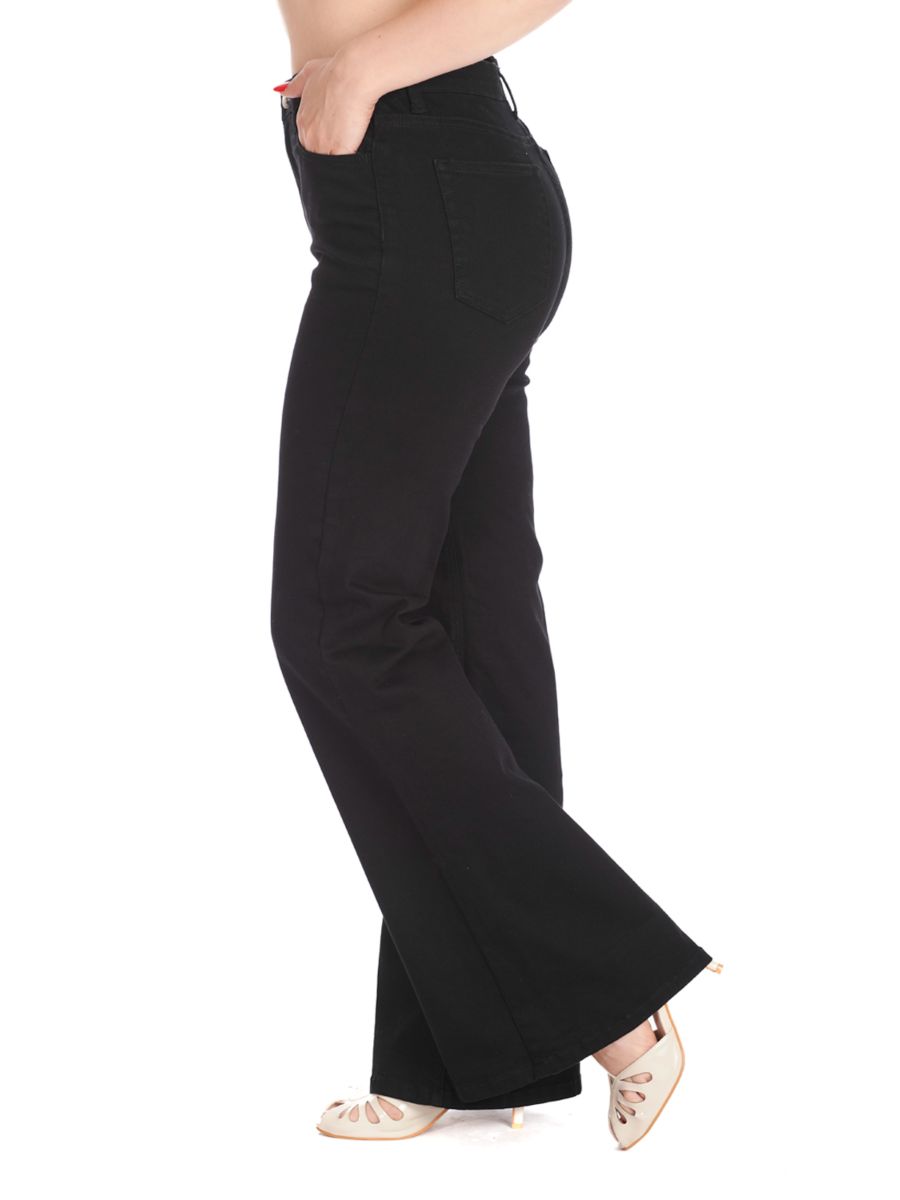 LOVE FLARE TROUSER Black
