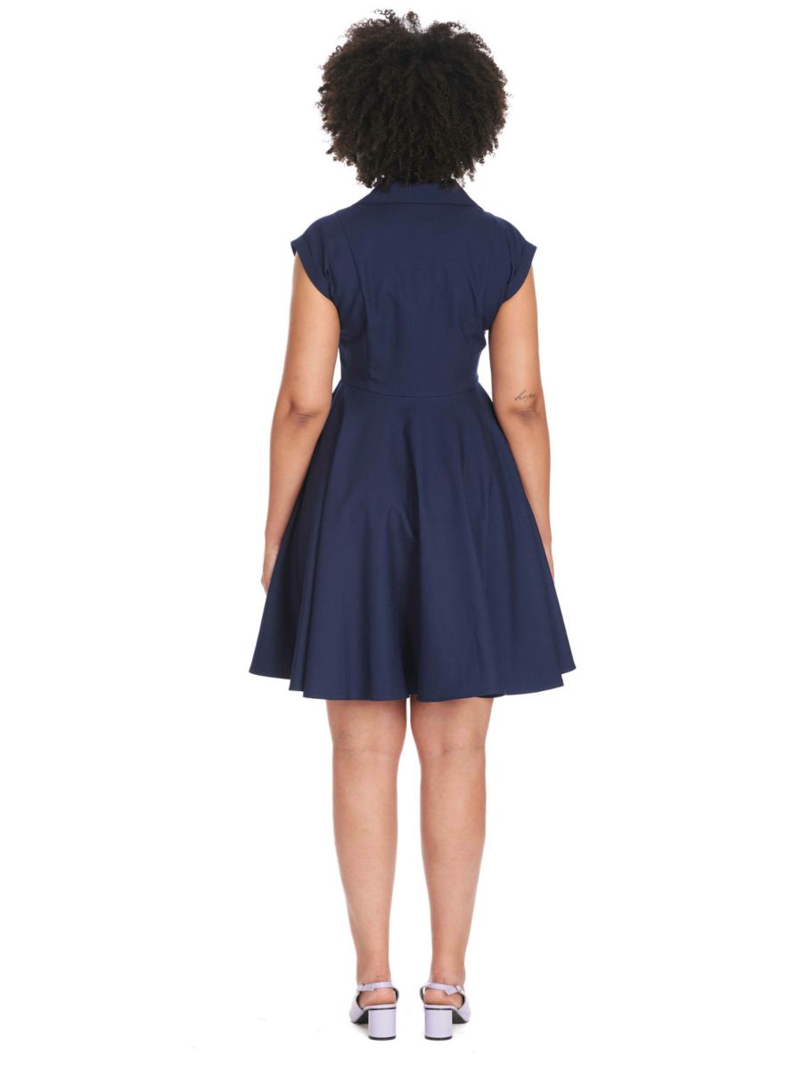 DOLL SWING DRESS Navy