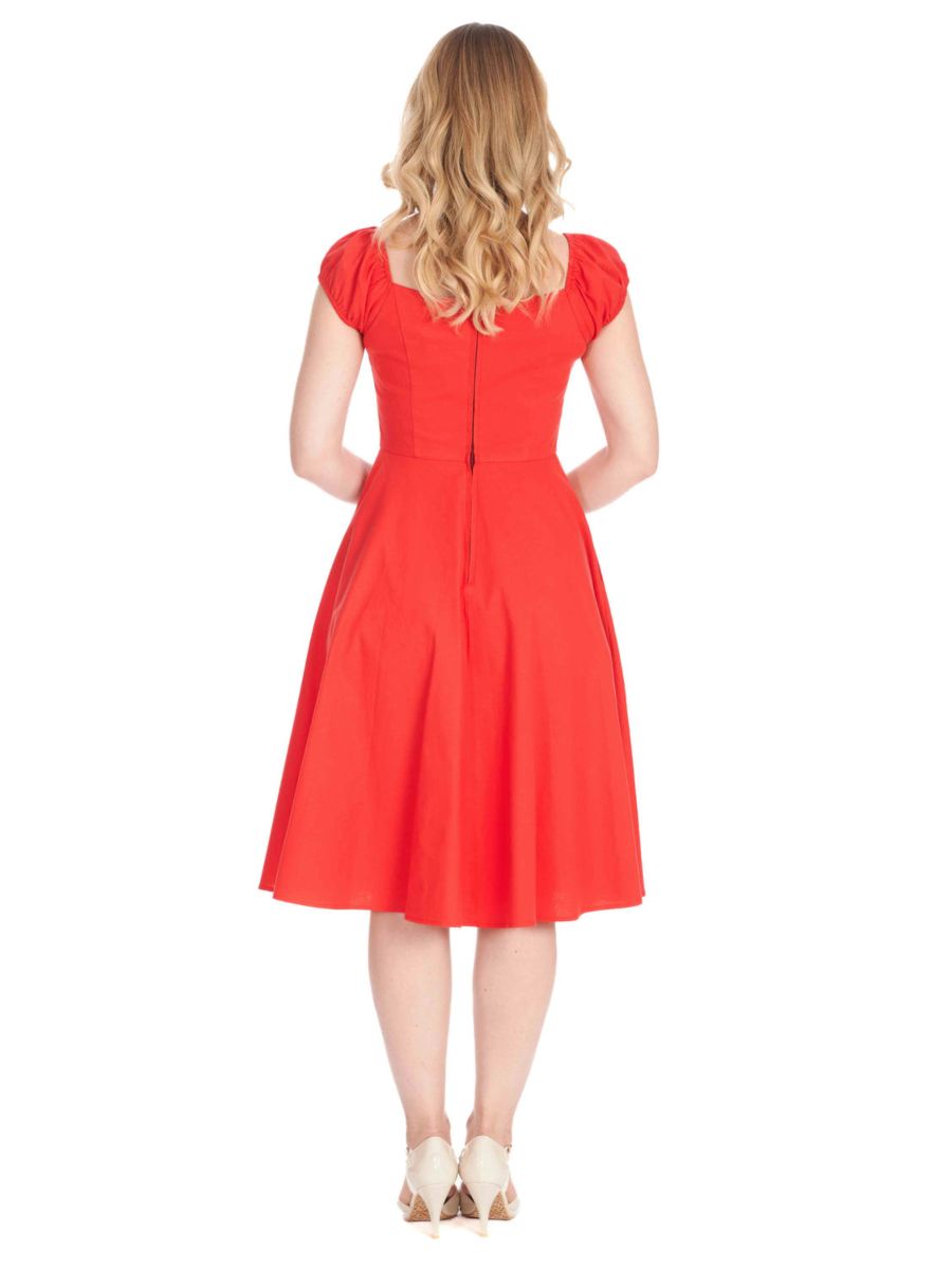 DANCE DAY DRESS Red