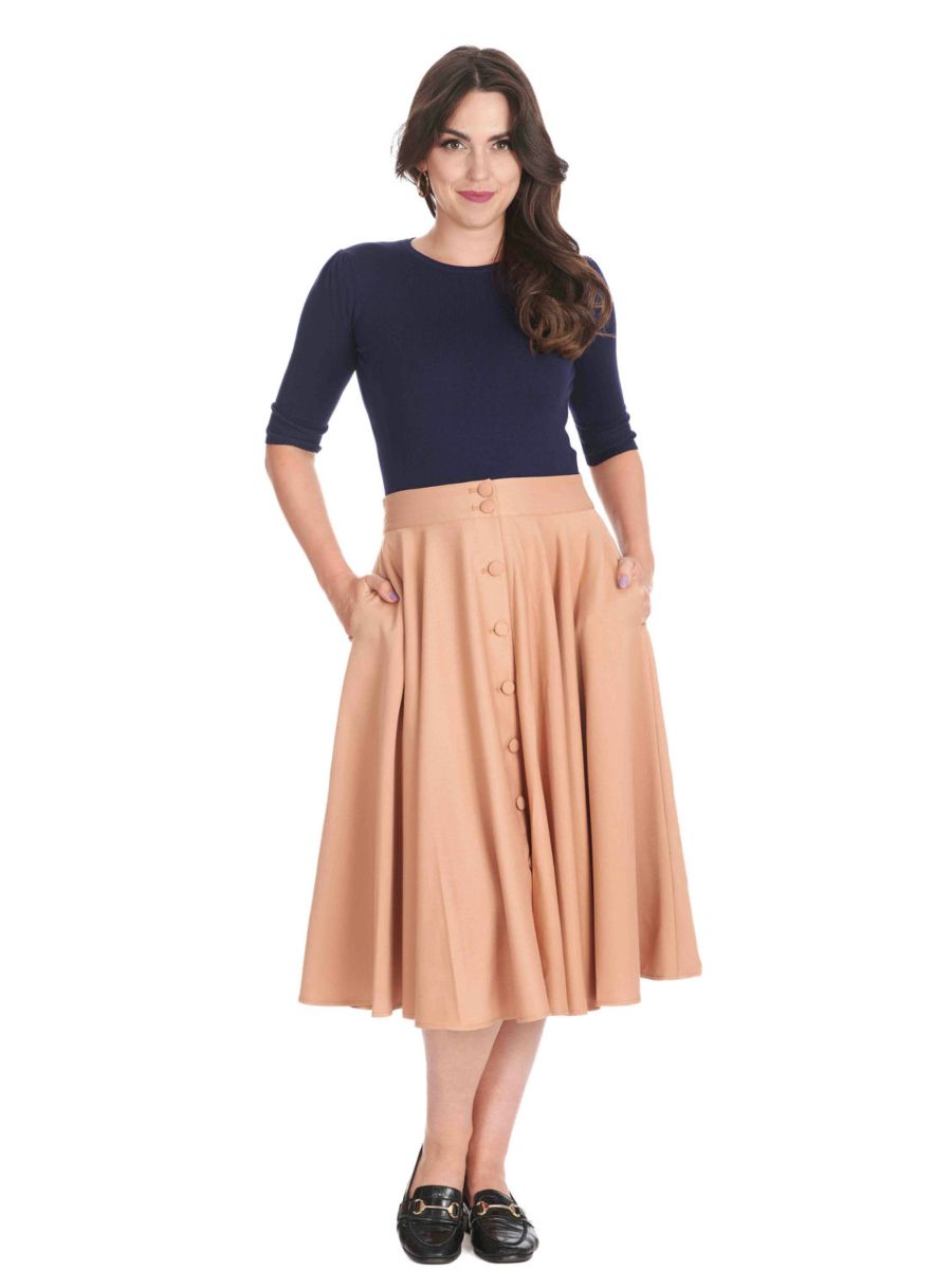 1950's Banned Retro Grace jumper-Navy