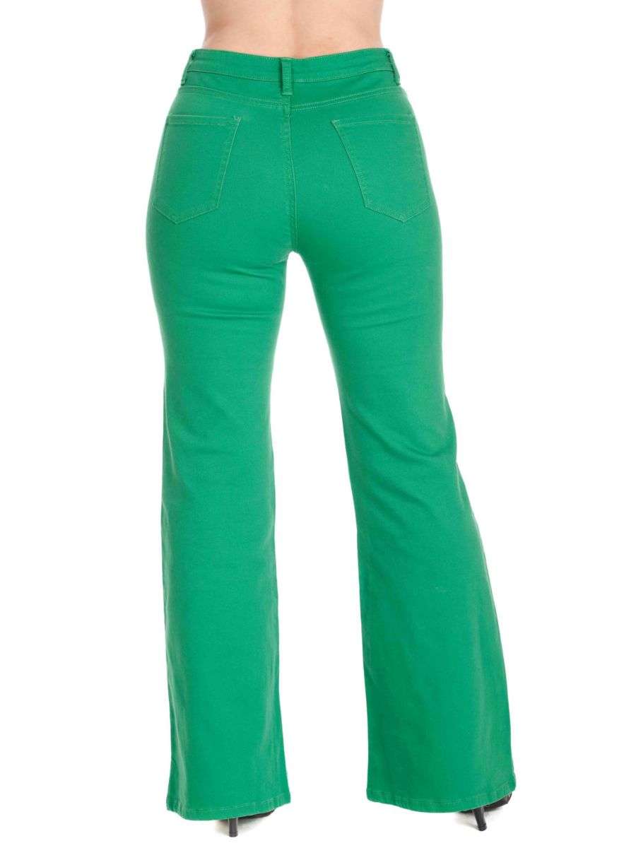 LOVE FLARE TROUSER Green