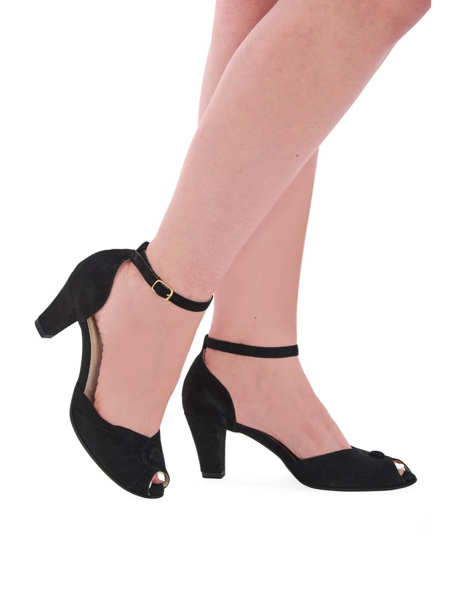 CARICE (REAL LEATHER) Black