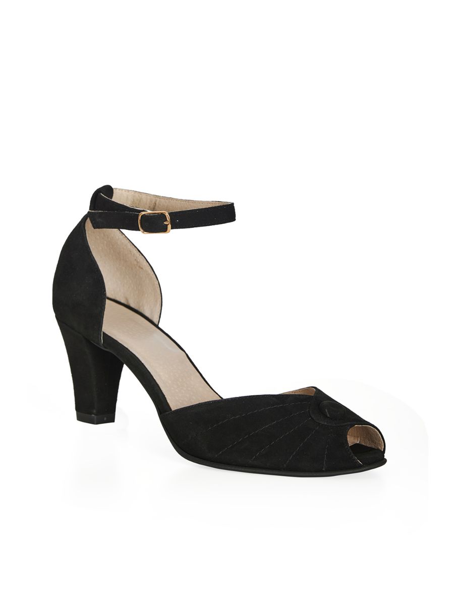 CARICE (REAL LEATHER) Black