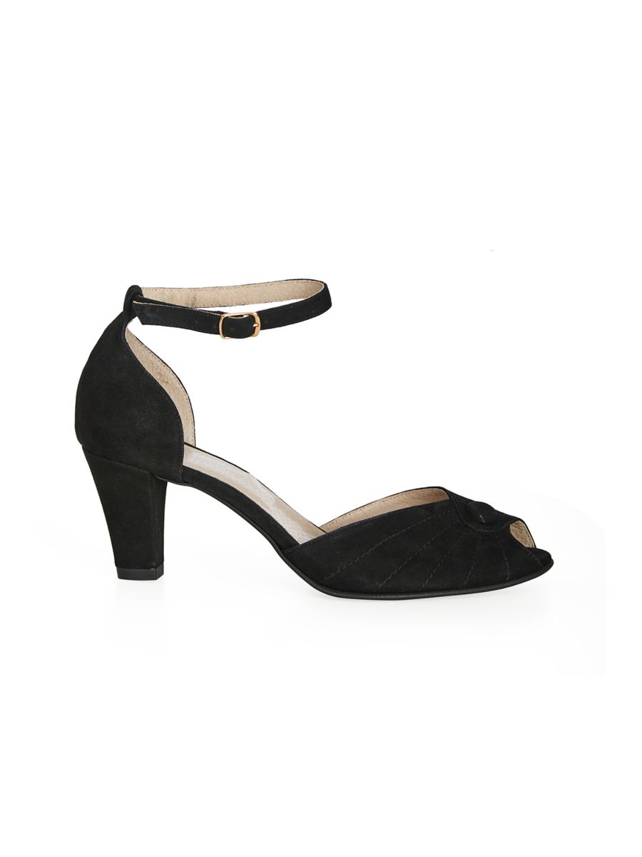 CARICE (REAL LEATHER) Black