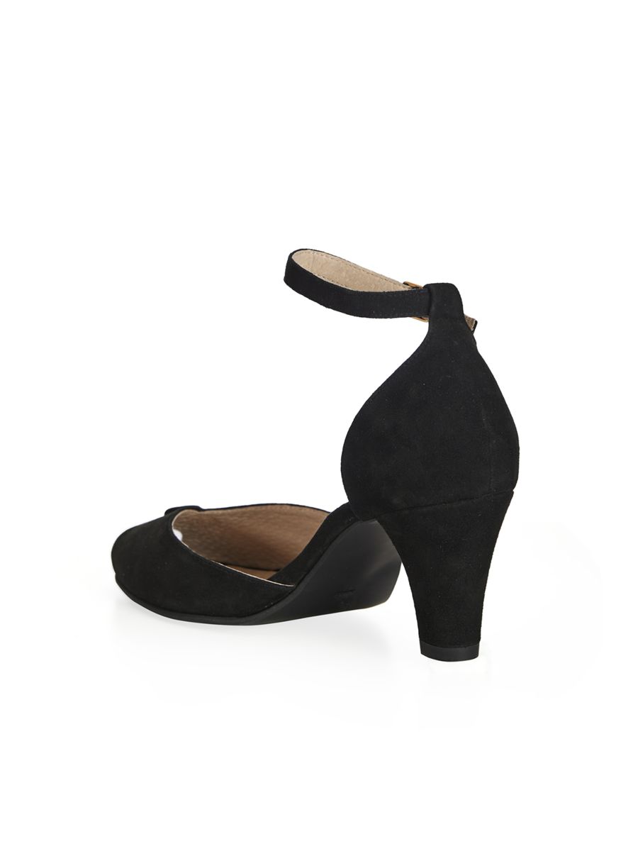 CARICE (REAL LEATHER) Black