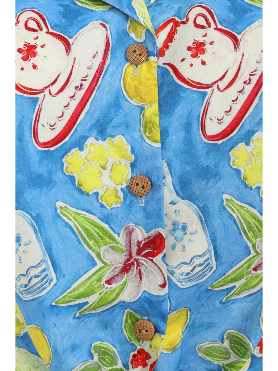 LEMON IN MY TEA BLOUSE Blue