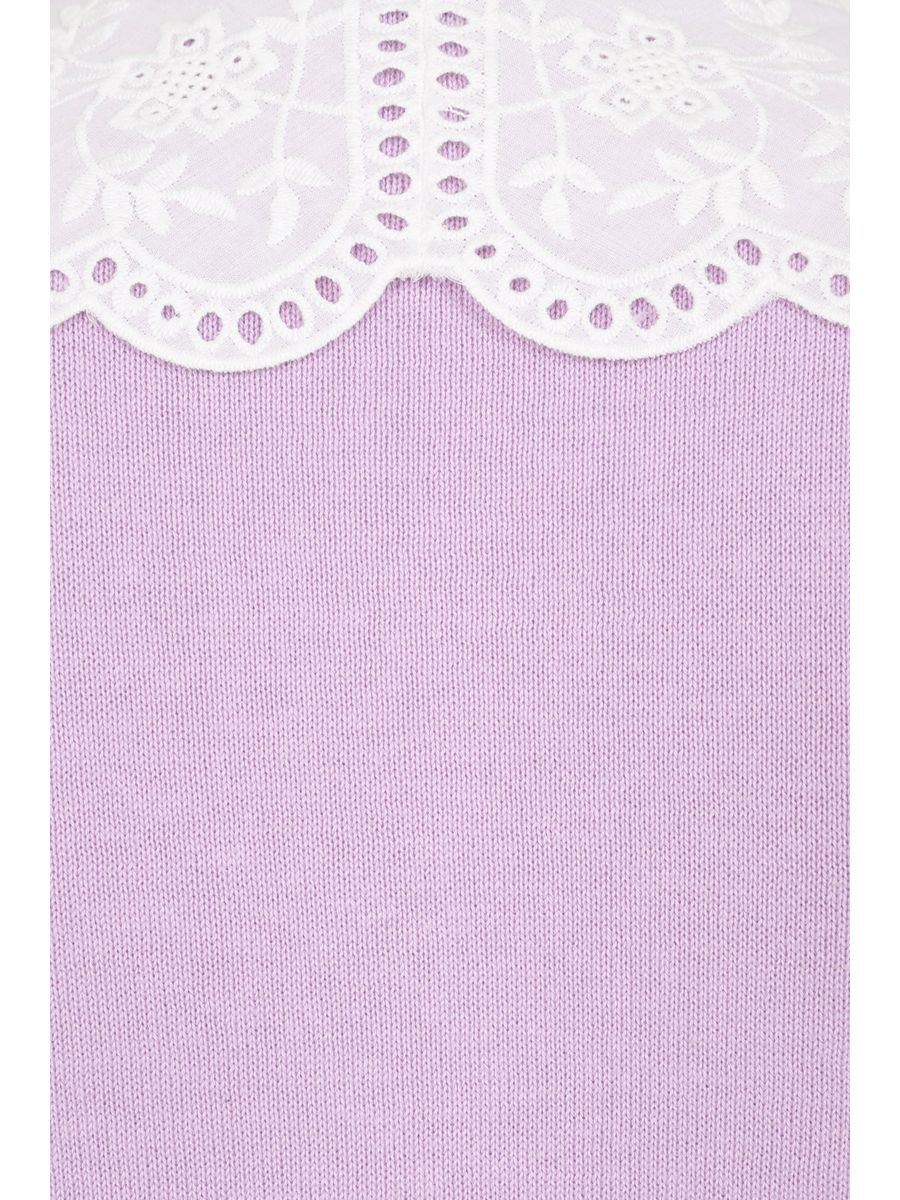 COLLAR CUTIE CARDIGAN Lilac