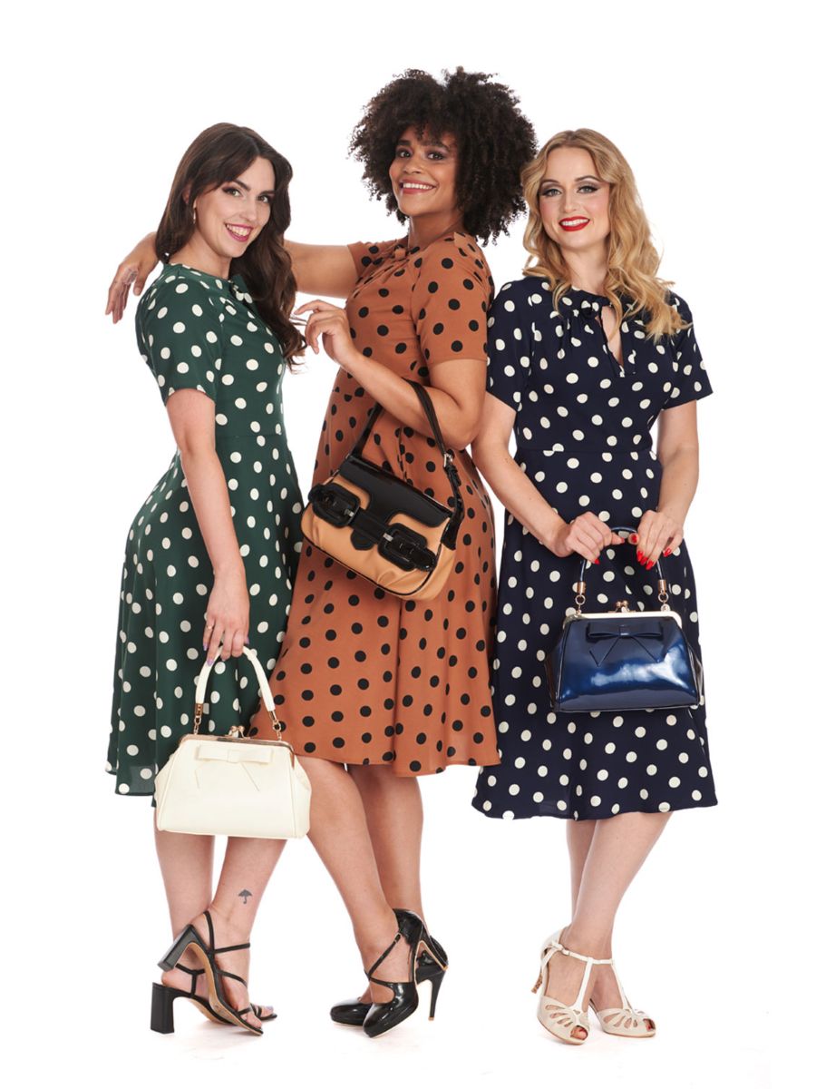 SPOT SET SAIL SWING DRESS Brown