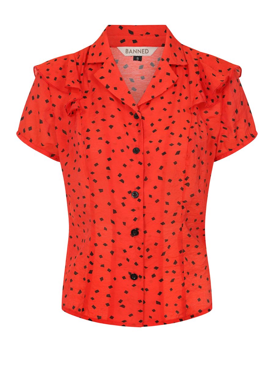 RUBY BLOUSE Red