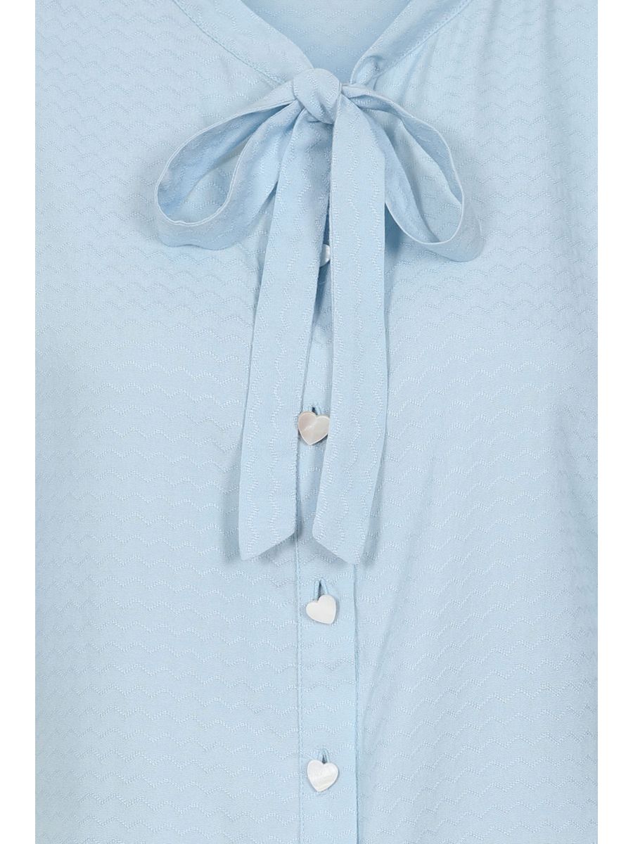 MAY WAVE BLOUSE Blue
