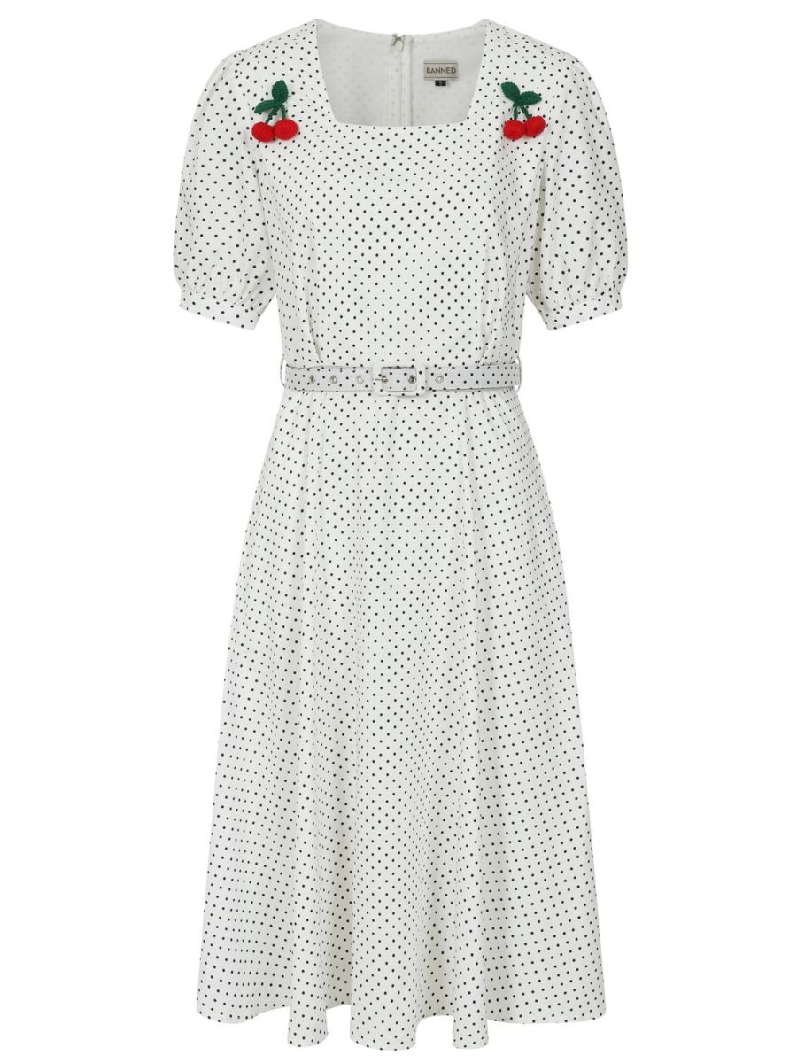  DANNY SWEET SPOT DRESS White