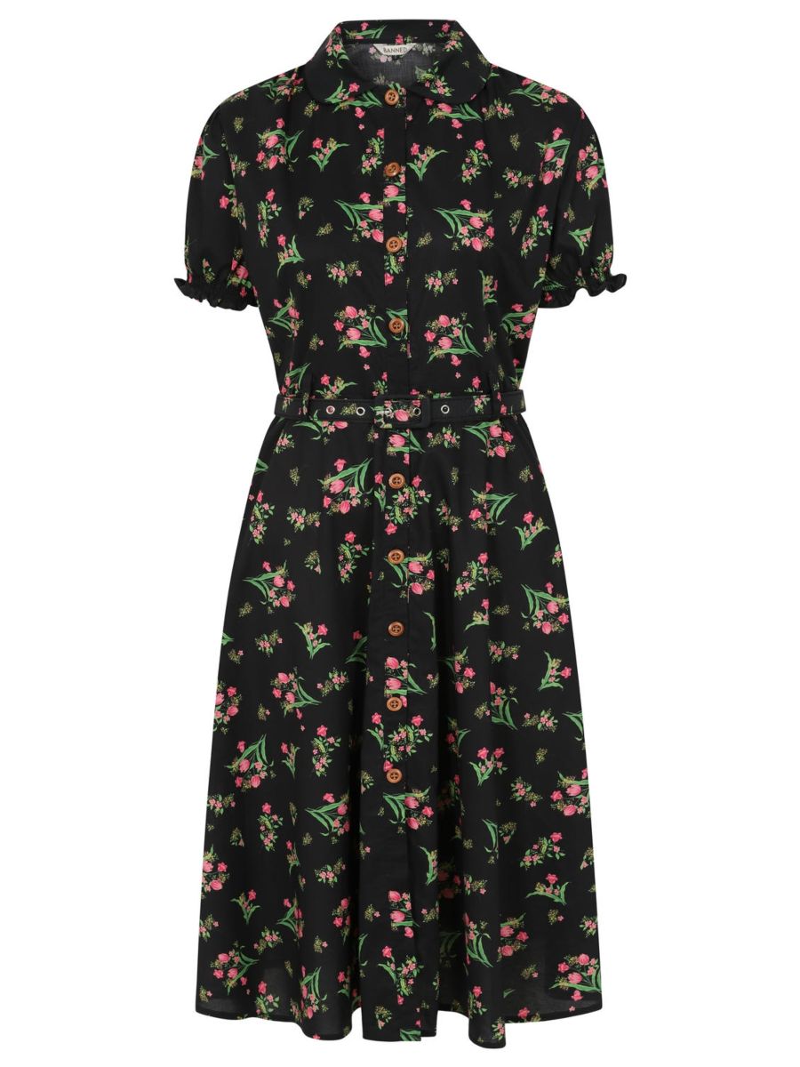 STAR JULES DRESS Black