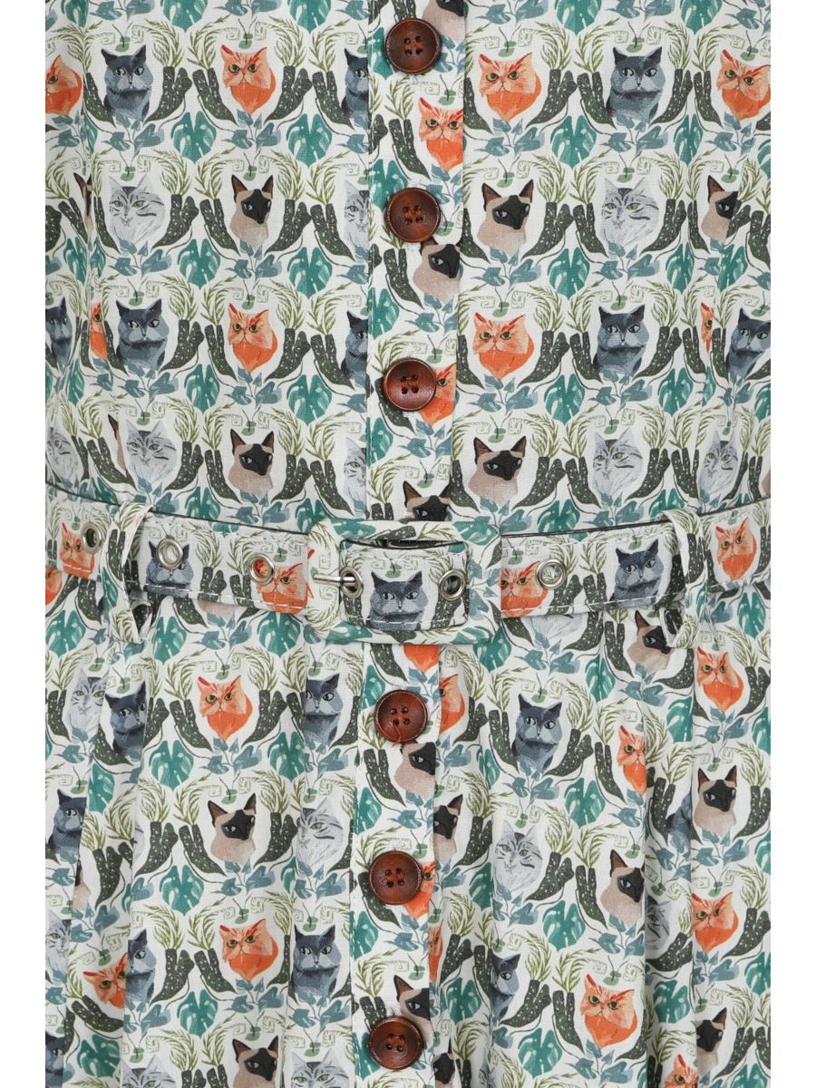 BELLA PURRRFECT DRESS White