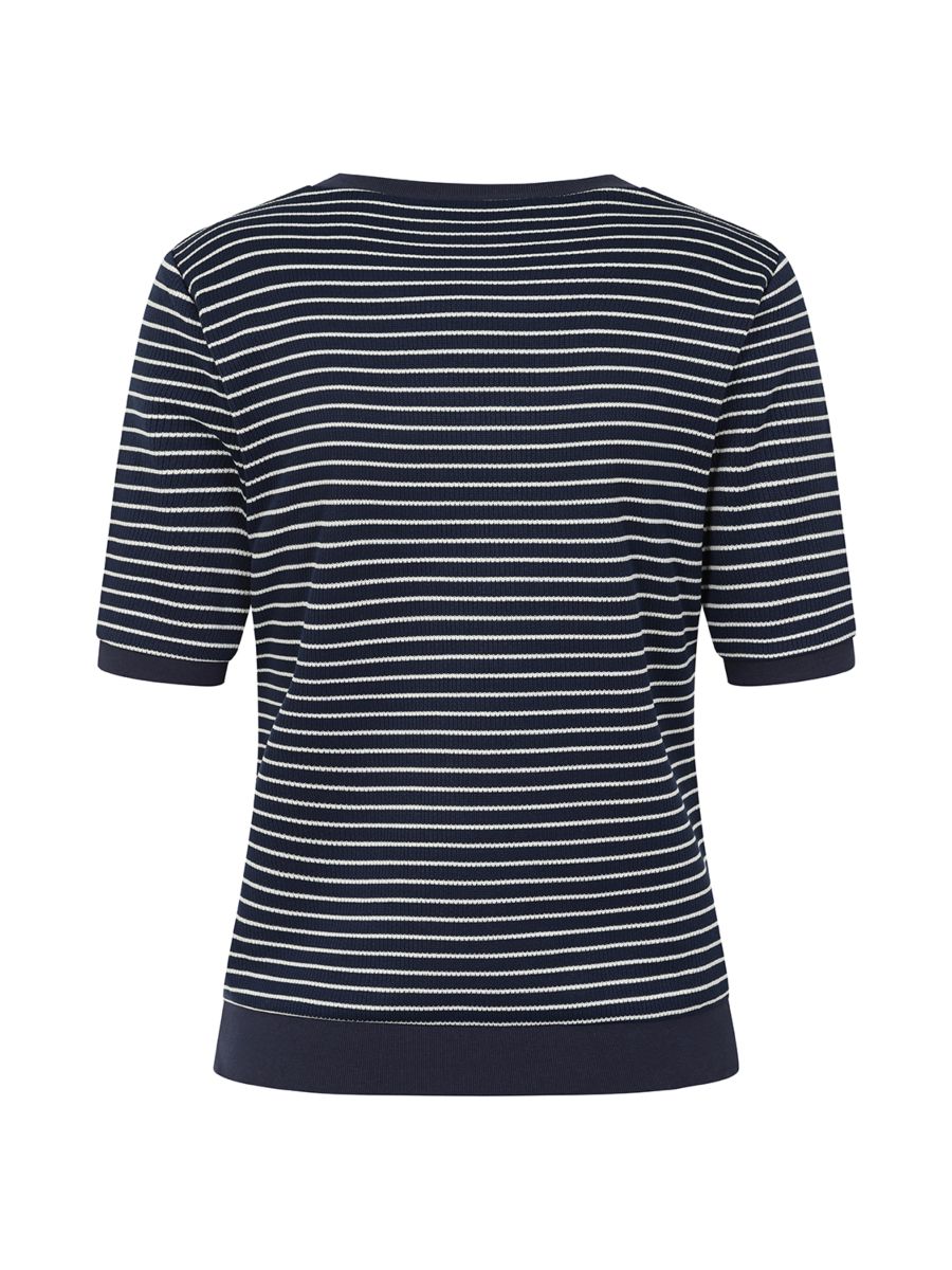 RUBY SAIL STRIPE JUMPER Navy