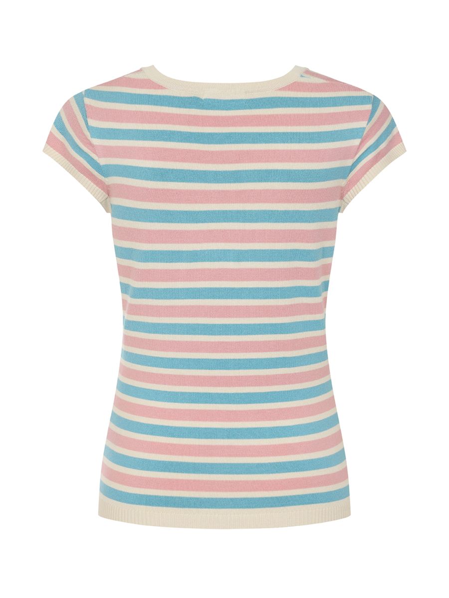 VIVIAN STRIPED JUMPER Pink/Blue