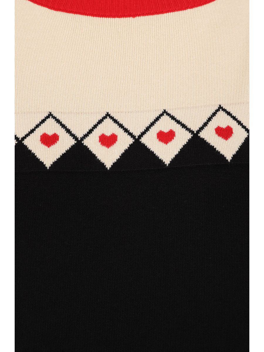 WINONA HEARTS JUMPER Black