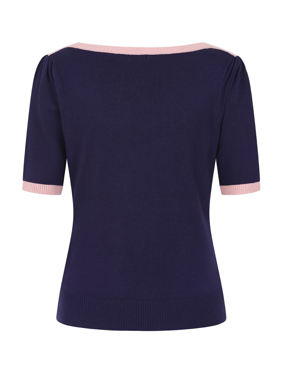 JOLENE CHERRIES JUMPER Navy