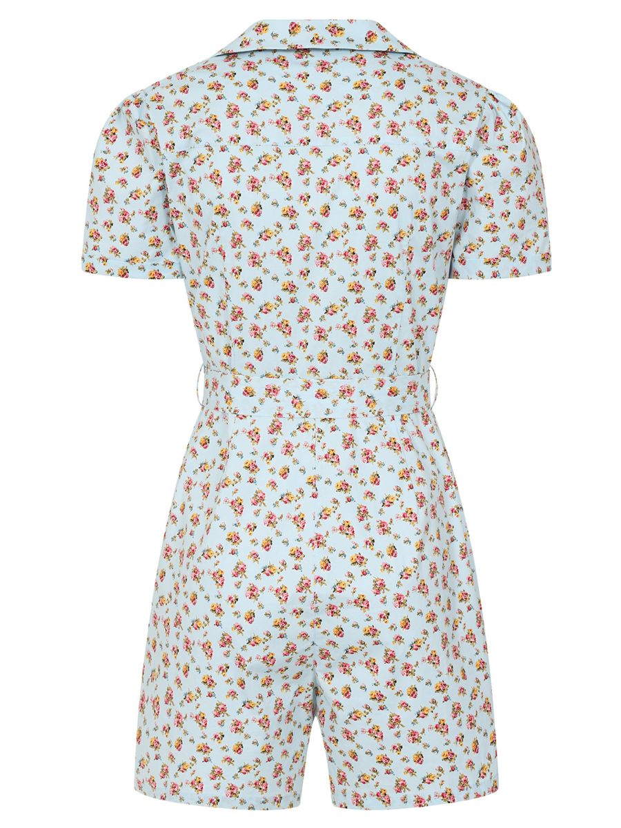FLORA PLAYSUIT Blue