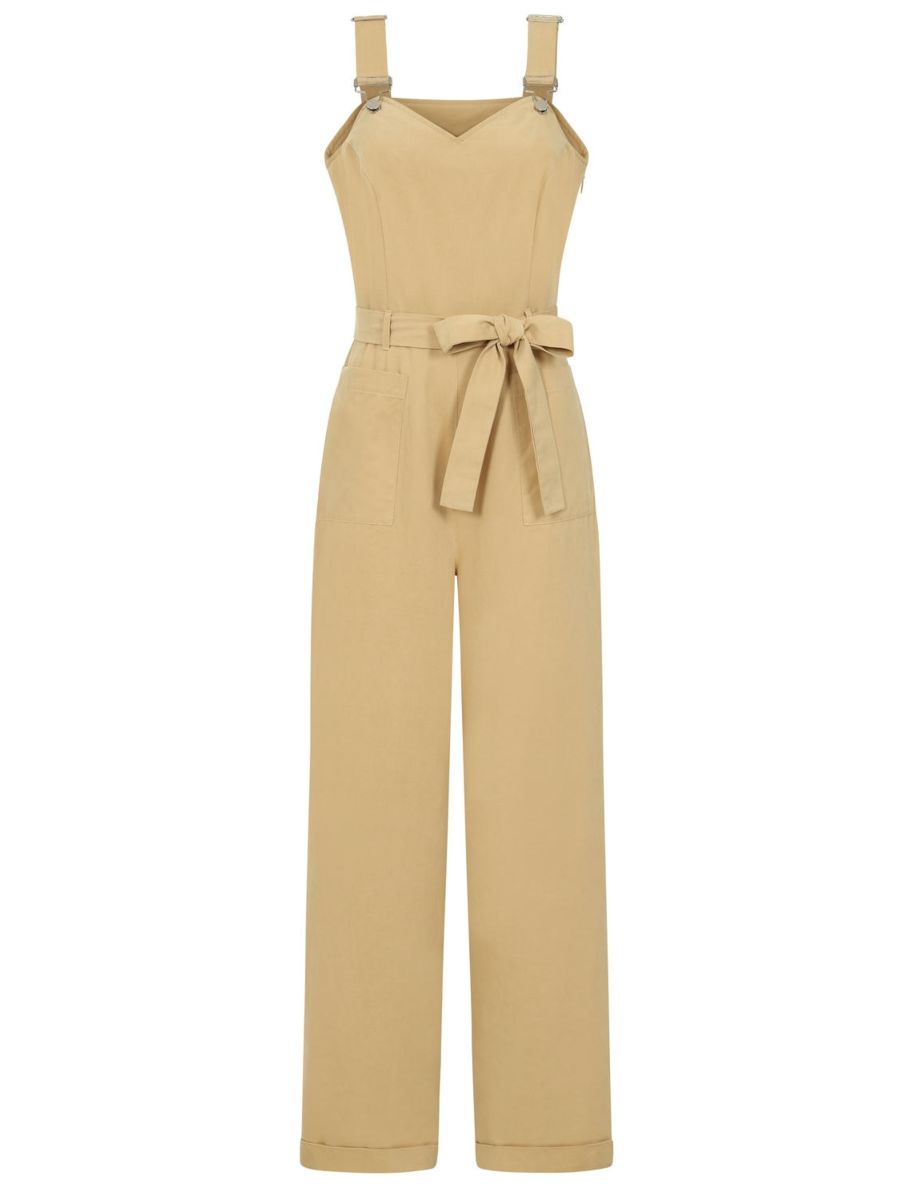 BETTY CASUAL PLAYSUIT Brown