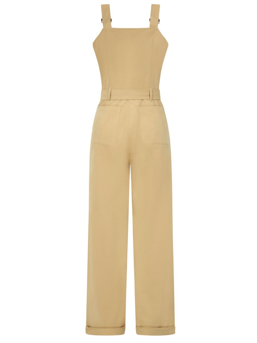 BETTY CASUAL PLAYSUIT Brown
