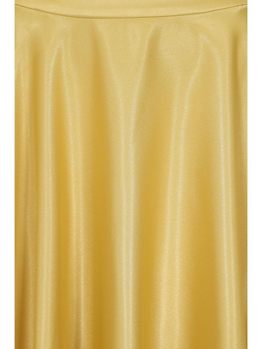 HAZEL SATIN SPARKLE SKIRT Yellow