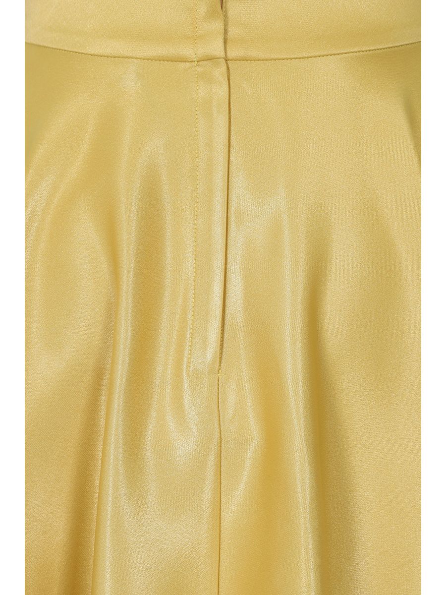 HAZEL SATIN SPARKLE SKIRT Yellow