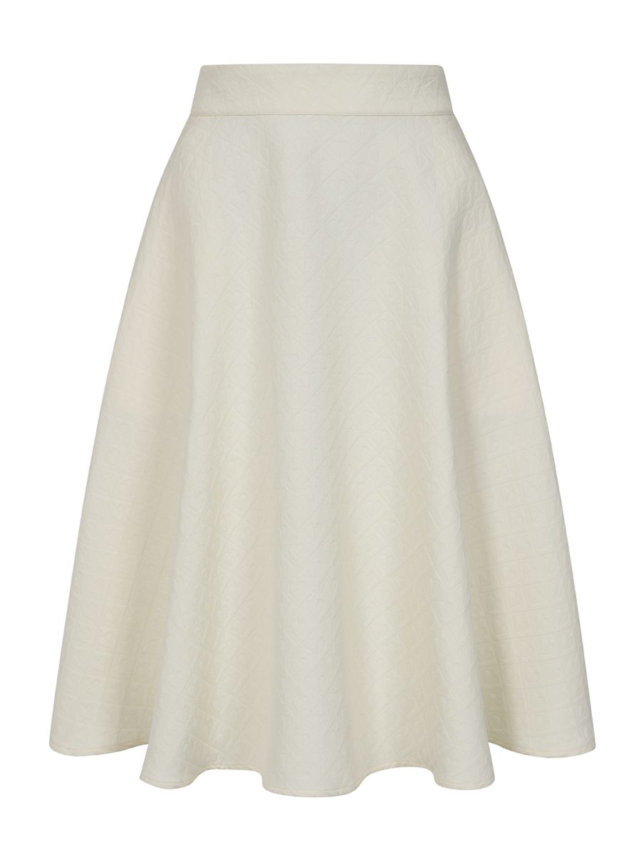 HEART SWING SKIRT OffWhite