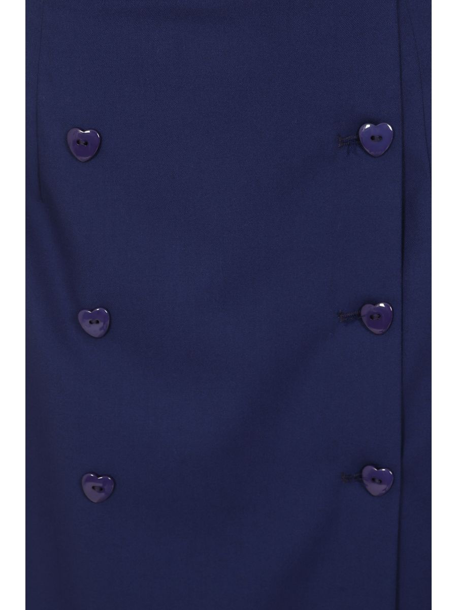 HANNA HEART SKIRT Navy Blue