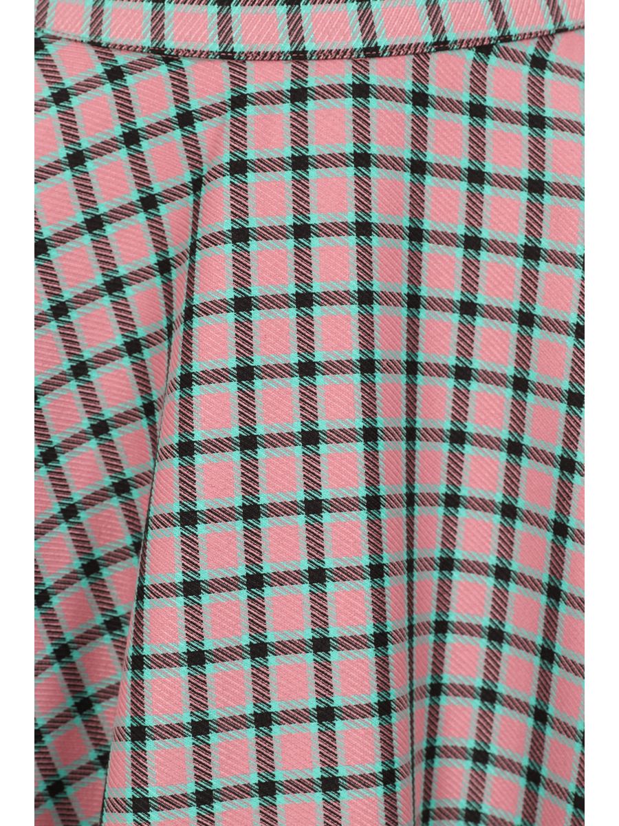CARY SWEET CHECK SKIRT Pink