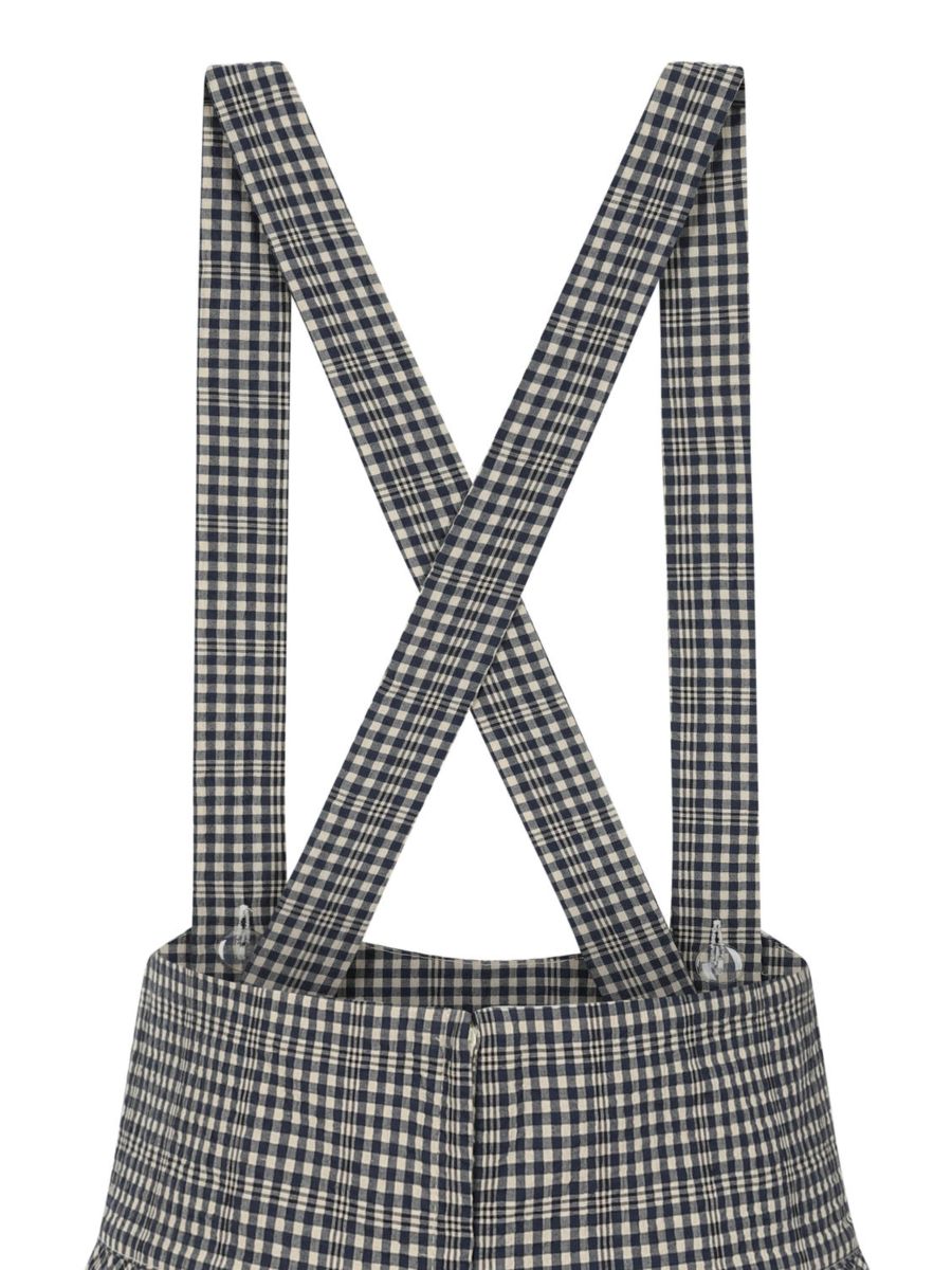 MOANA CHECK SKIRT Blue