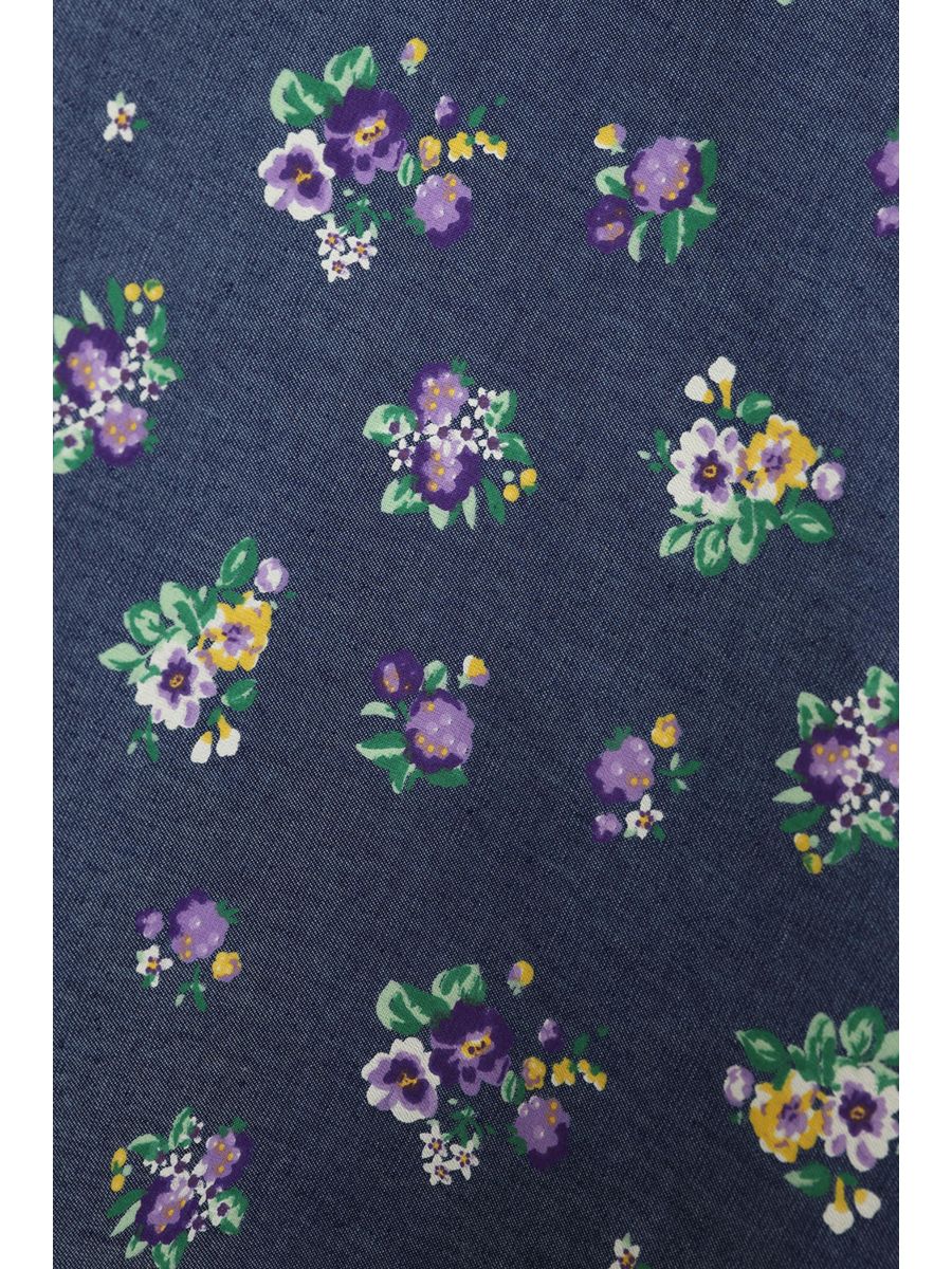 CARY BLOOM SKIRT Blue