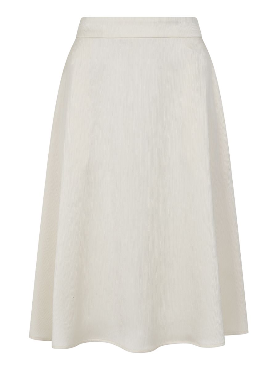 RITA SILKY SKIRT Cream