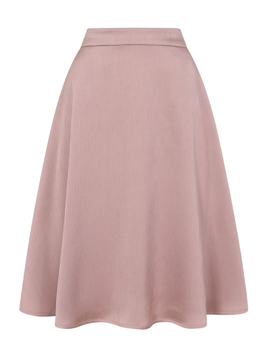 RITA SILKY SKIRT Blush