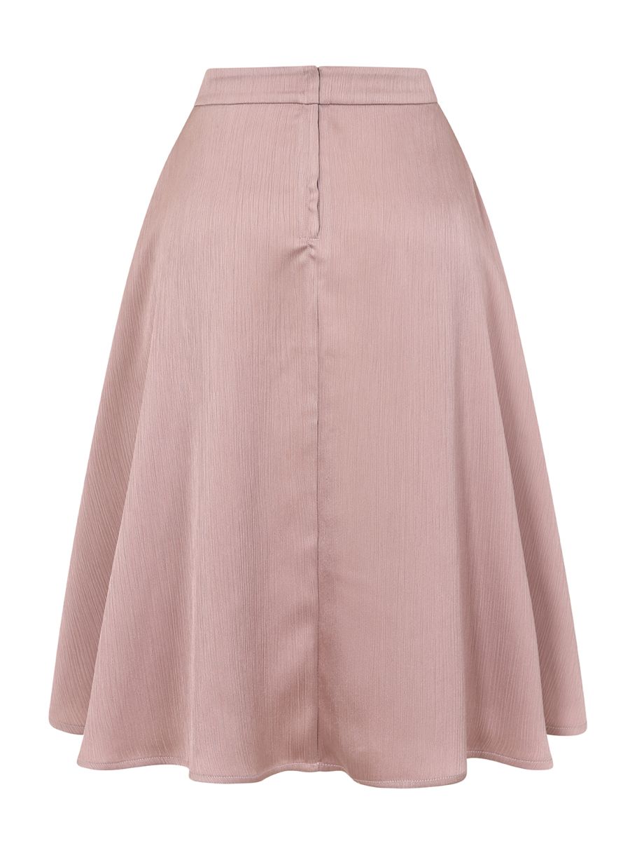 RITA SILKY SKIRT Blush