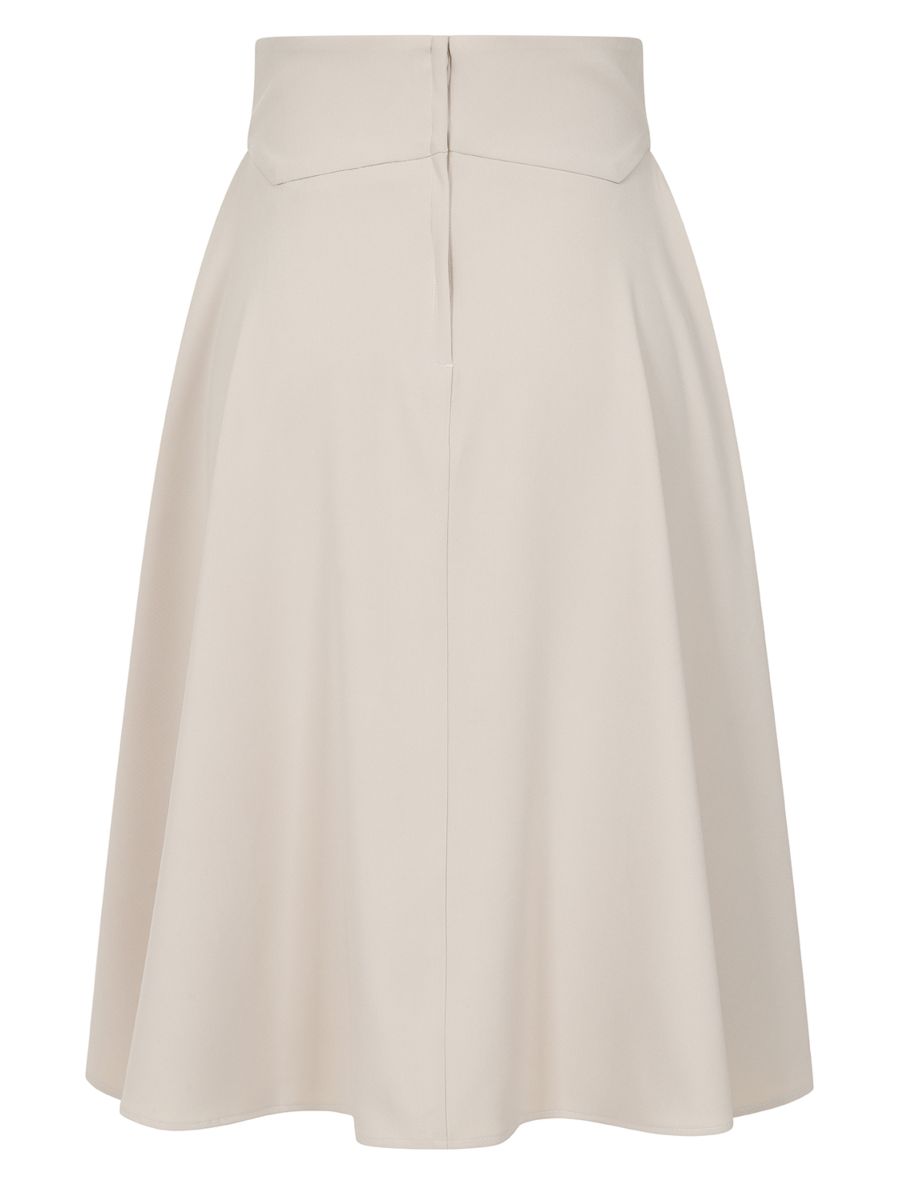 1950's Banned Retro Ginger 1950'S skirt Cream