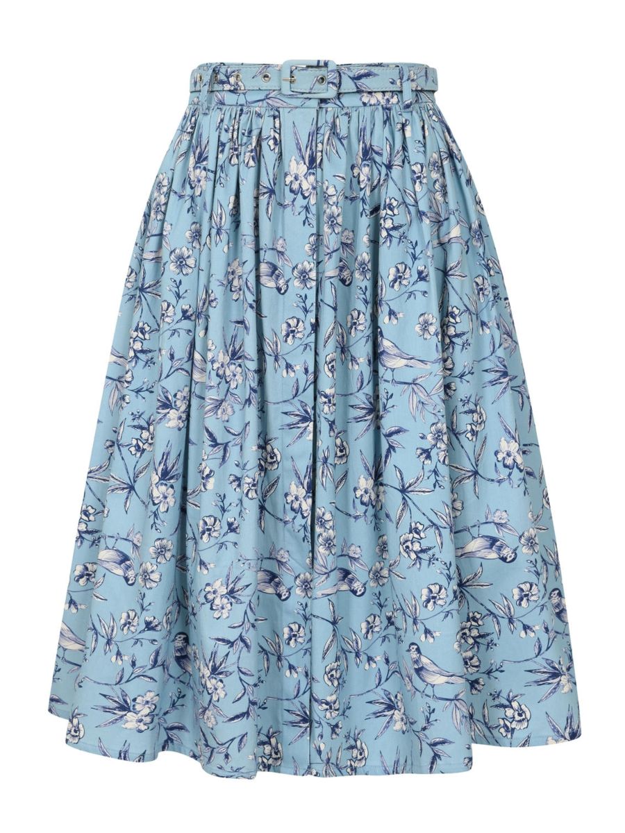 Mila toile swing skirt Light Blue