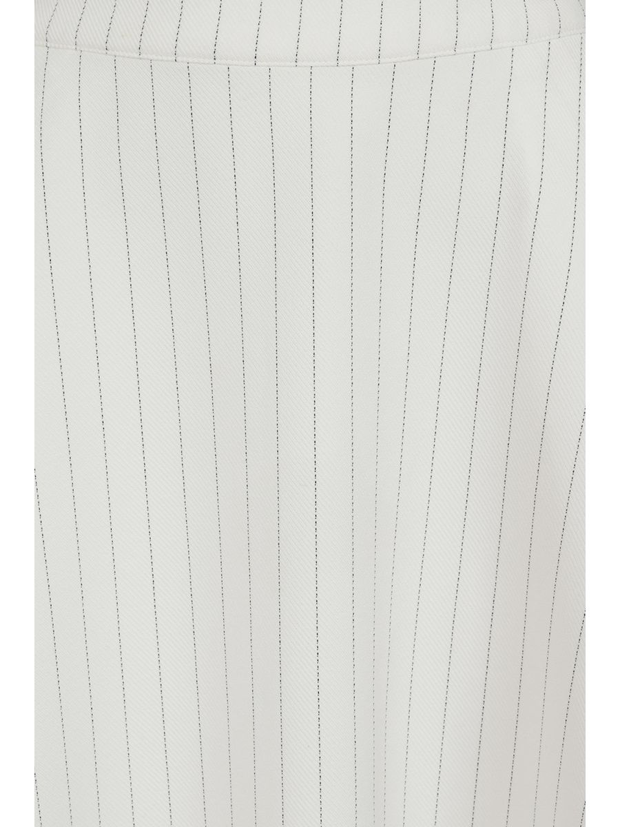 ANNIE MARINE STRIPE SKIRT White
