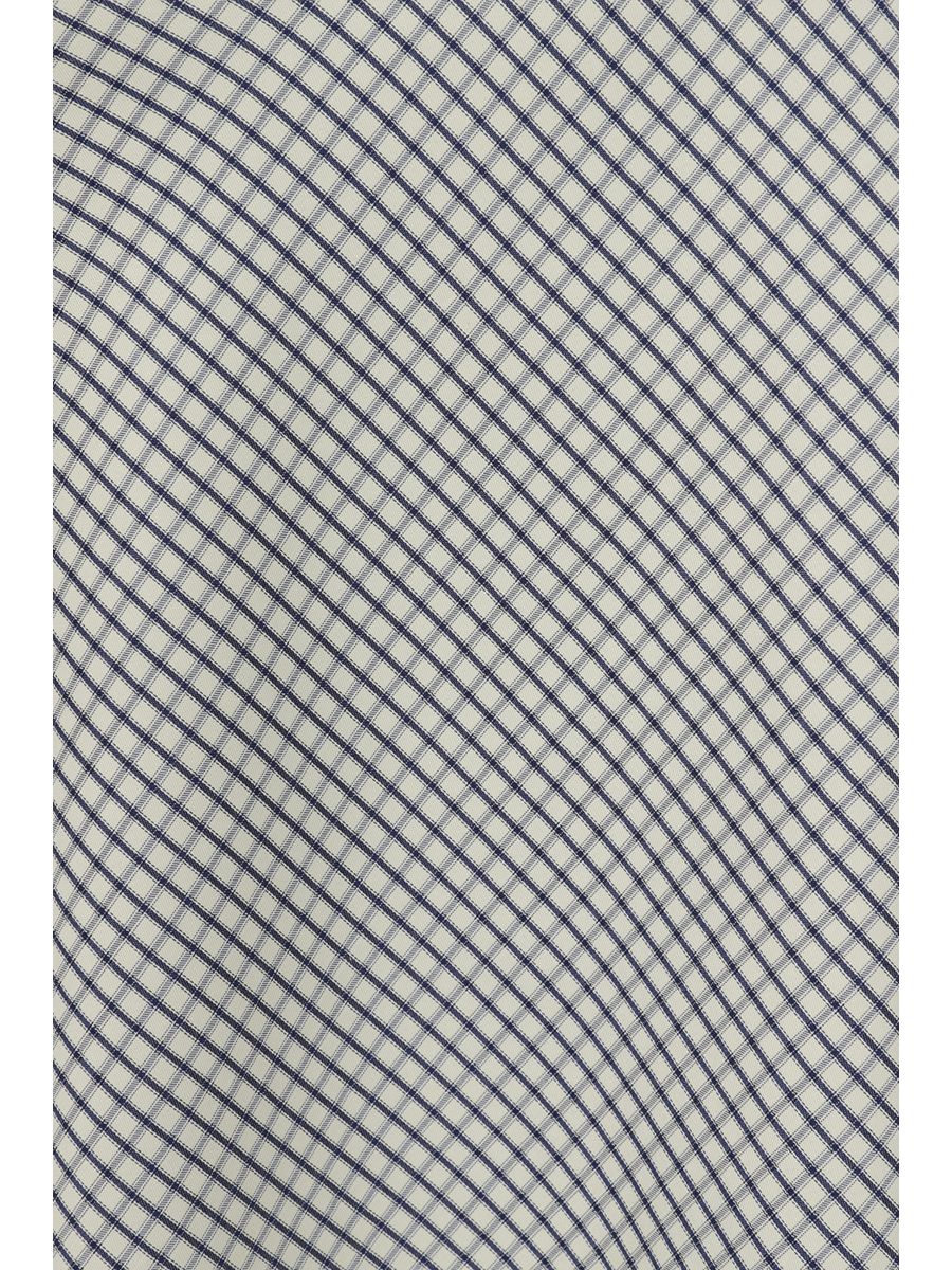 CARY NAVY CHECK SKIRT Navy