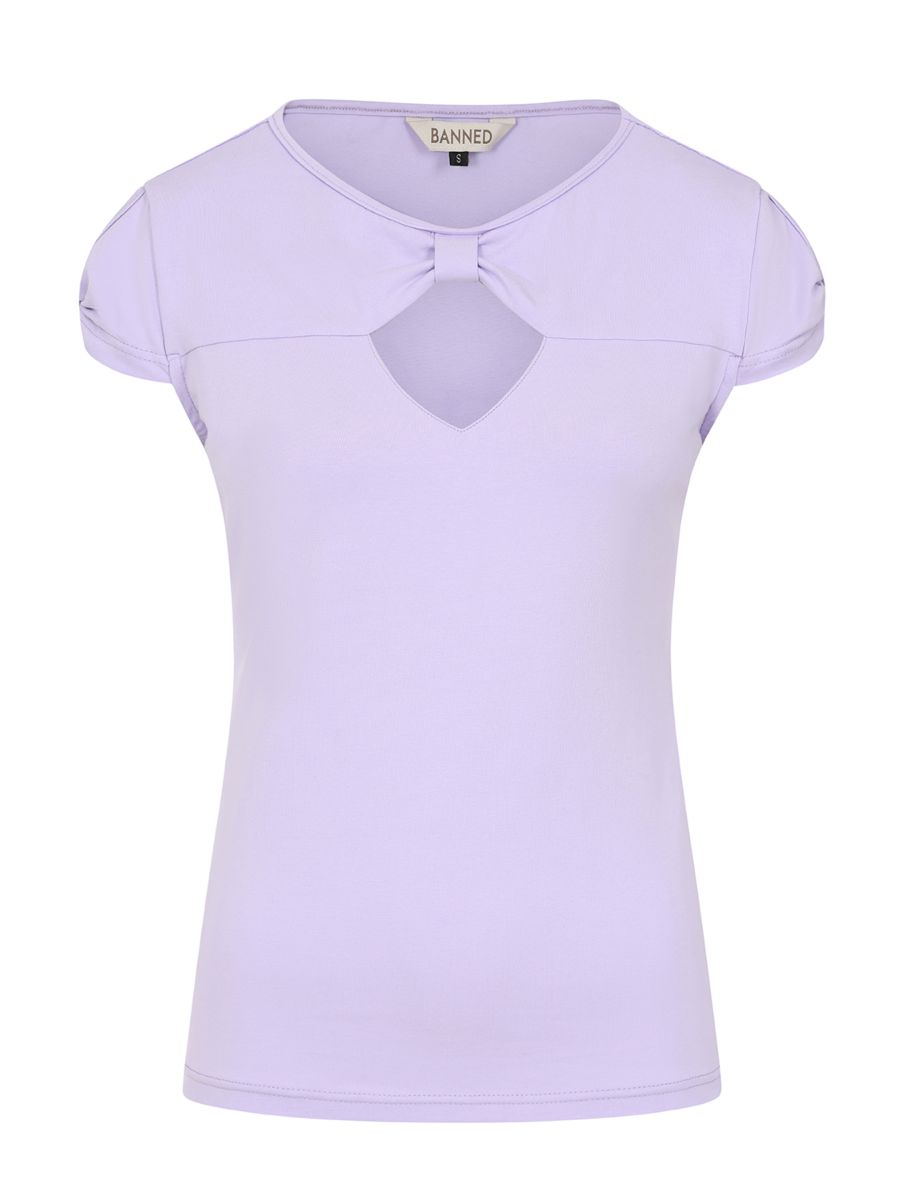 BE FREE JERSEY TOP Lilac