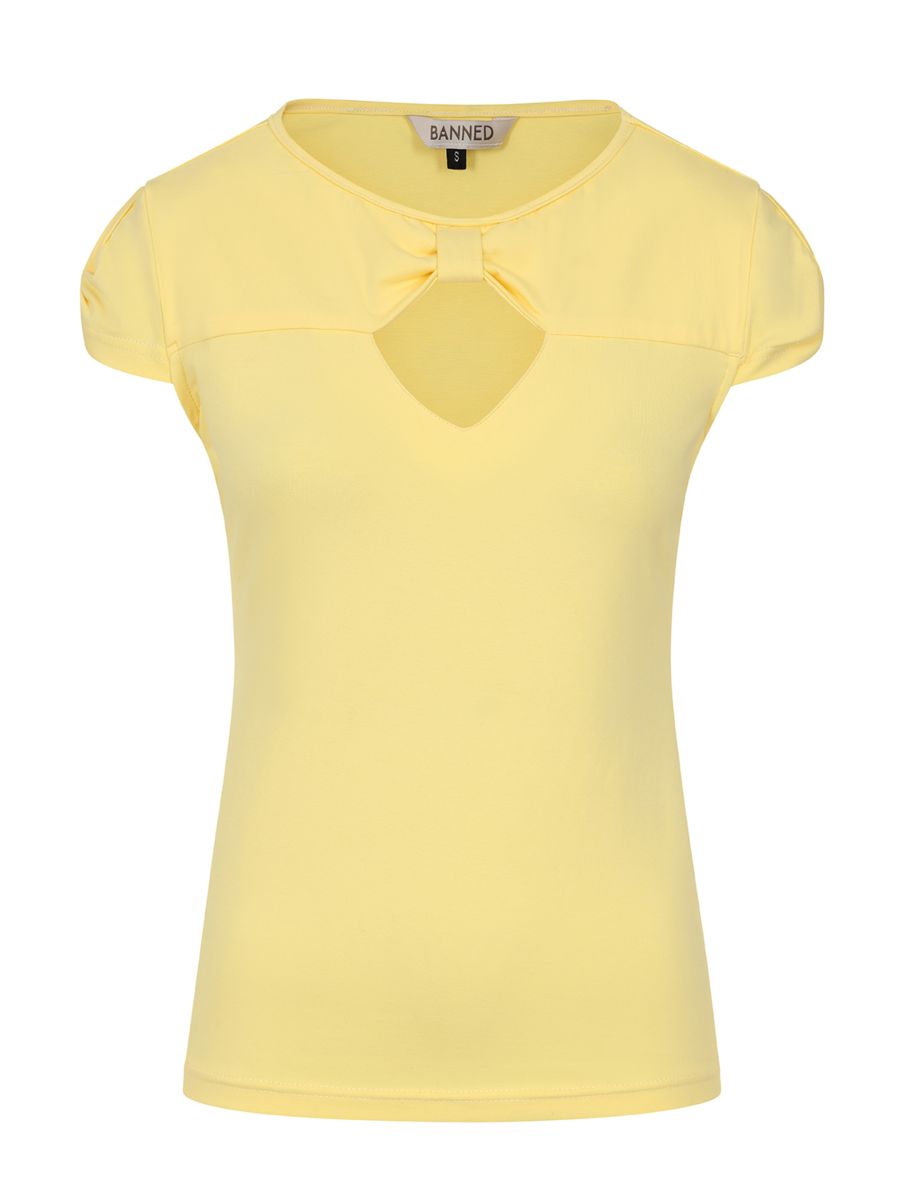 BE FREE JERSEY TOP Banana Yellow