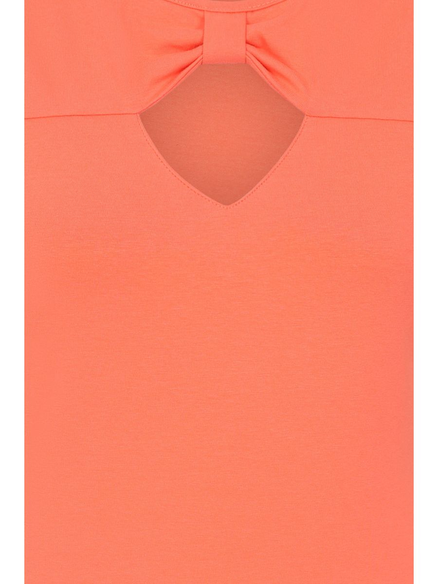BE FREE JERSEY TOP Coral