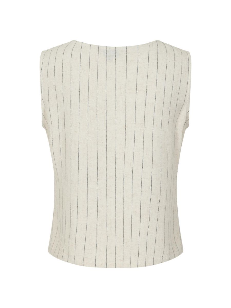 NORMA LINEN FEEL TOP Beige