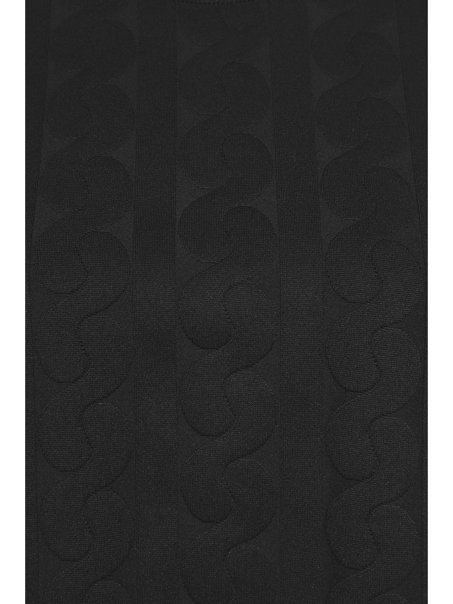 MAISE SEA WAVES TOP Black