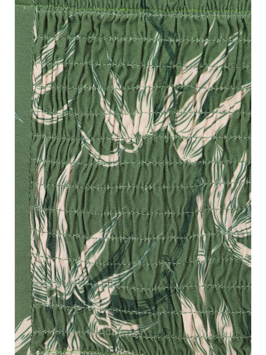 Aurora bamboo crop top Green