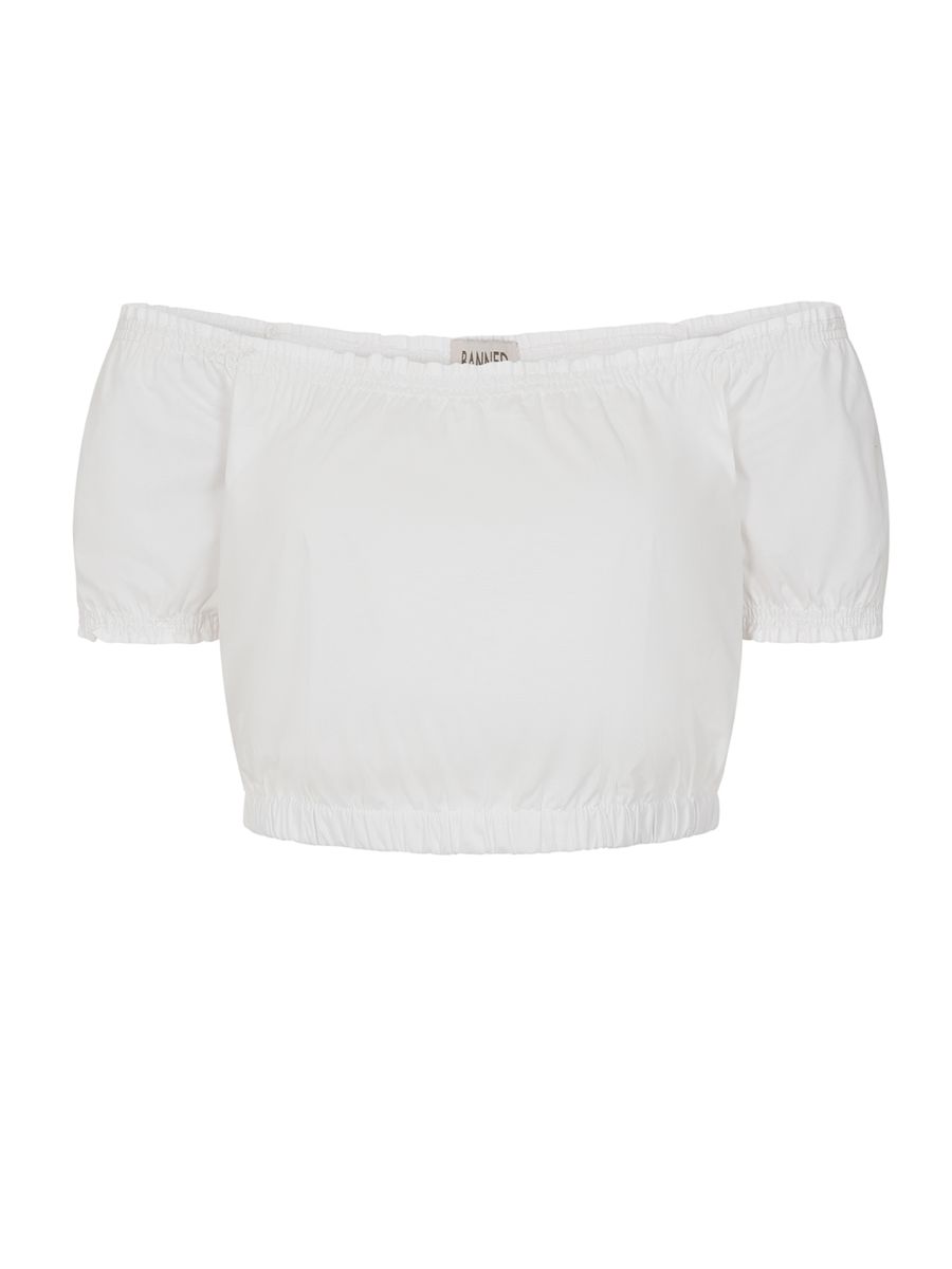 Ramona crop top White
