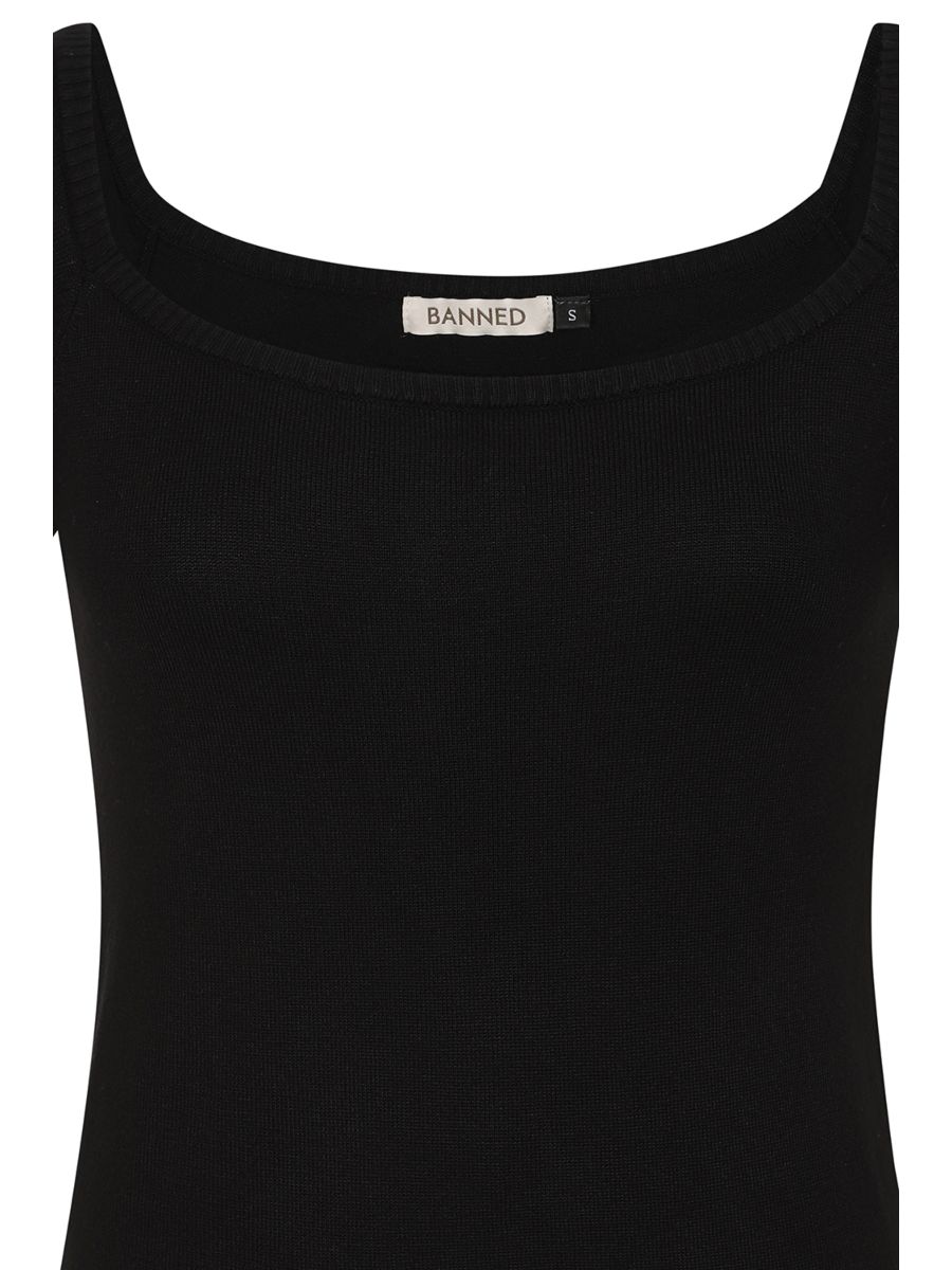 Ginny knitted top Black