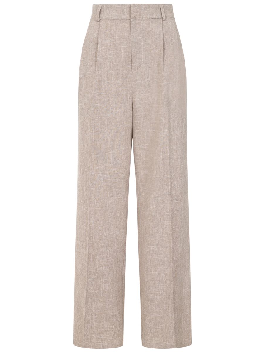 MARTHA SAND STRIPE TROUSER Biscuit