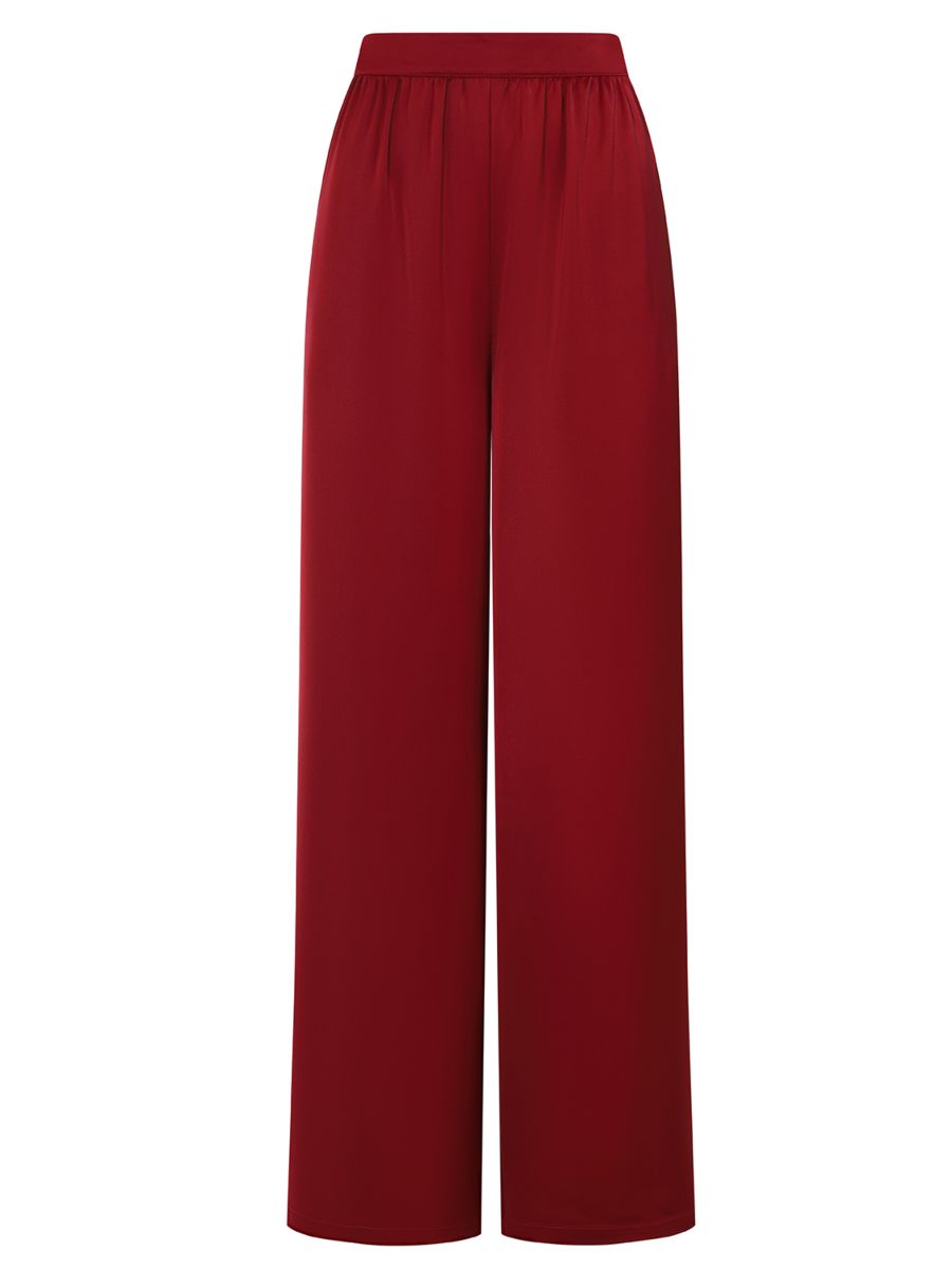 SOPHIA LUXE TROUSER Burgundy